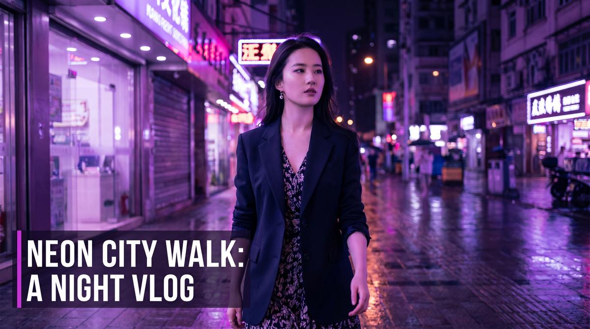 高清动漫城市夜景视频